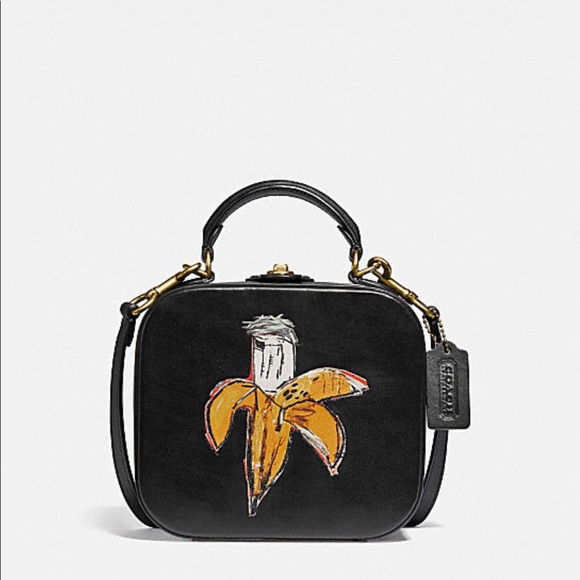 Coach X Jean Michel Basquiat Square Bag Black